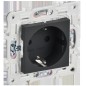 Розетка SKANDY 16А с заземл. защ. штроки б/к SK-R06G графит IEK SK-R14-16-1-K53