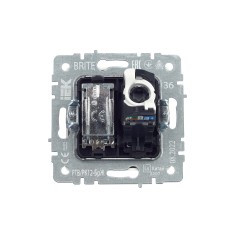 Розетка компьютерная + телевизионная 2-м Brite РТВ/РК12-БрЖ RJ45 кат.5E + TV механизм жемчуж. IEK BR-AK20-1-K36