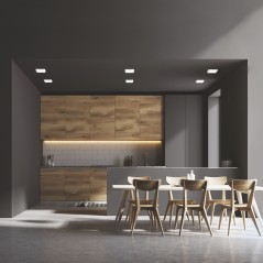Светильник светодиодный Frameless 9Вт 4000К IP20 900лм 220-240В 90х90мм ДВО квадрат встраив. GAUSS 968511209