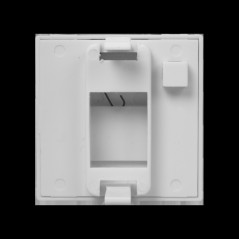 Панель лицевая 1 порт 45х45 Keystone шторка (DIY) SUPRLAN 10-0304-1