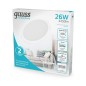 Светильник светодиодный Elementary Downlight 26Вт 4000К 2250лм 170-260В IP20 220х26 круг монтаж бел. GAUSS 997520224
