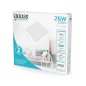 Светильник светодиодный Elementary Downlight 26Вт 4000К 2250лм 170-260В IP20 220х26 квадрат монтаж бел. GAUSS 998520224 Светильник светодиодный Elementary Downlight 26Вт 4000К 2250лм 170-260В IP20 220х26 квадрат монтаж бел. GAUSS 998520224