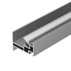 Профиль STRETCH-25-WALL-SIDE-2000 2м алюминий Arlight 040061