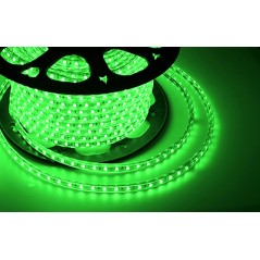 Лента светодиодная SMD5050 13х8мм 60LED/м 14.4Вт/м 220В IP67 зел. (уп.100м) Neon-Night 142-104