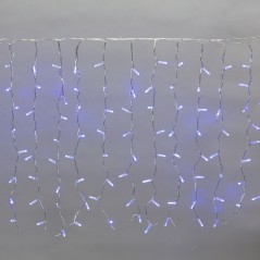 Гирлянда светодиодная "Светодиодный Дождь" 2х0.8м 160LED син. 10Вт 230В IP65 провод прозр. (нужен шнур питания 303-500-1) Neon-N
