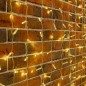 Гирлянда светодиодная "Занавес" 2х9м 1200LED тепл. бел. 230В IP65 эффект мерцания провод ПВХ прозр. соединяется нужен шнур 303-5