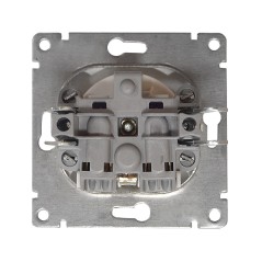 Розетка 1-м СП Афина 16А IP20 с заземл. защ. шторки механизм графит Universal A0049-Gr
