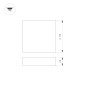 Светильник светодиодный SP-QUADRO-S175x175-16W Warm3000 WH 120 deg IP40 230В металл Arlight 034782