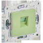 Розетка компьютерная RJ45 кат.5E SKANDY SK-K01G мятный IEK SK-K10-1-K06