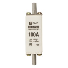 Вставка плавкая ППН-33 100/100А габарит 00С PROxima EKF fus-33/100