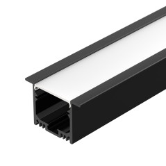 Профиль SL-LINIA49M-F-2000 BLACK 2м алюминий Arlight 036513