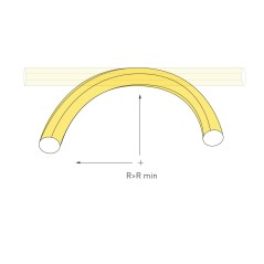 Лента герметичная MOONLIGHT-TOP-M560-D13mm 24В Warm3000 360deg (8.6Вт/м IP65 wire x1) (прямой вывод кабеля) (уп.5м) Arlight 0395