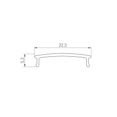 Экран ARH-WIDE-(F)-H10-2000 Opal-PM (пластик) L2000 Arlight 016585