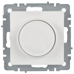 Светорегулятор СП BRITE пов-наж. 600Вт СС10-1-0-БрБ механизм бел. IEK BR-D20-0600-K01