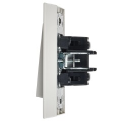 Выключатель 1-кл. СП BRITE ВСР10-1-0-БрБ 10А в сборе бел. IEK BR-V10-0-10-K01-F