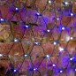 Гирлянда светодиодная "Сеть" 2х1.5м 288LED бел./син. 24Вт 220-240В IP65 с контроллером 8 режимов провод ПВХ черн. Neon-Night 215