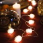 Гирлянда светодиодная "Шишки" 1.5м 10LED тепл. бел. 0.1Вт IP20 провод ПВХ прозр. элементы питания 2хAA (не в компл.) Neon-Night Гирлянда светодиодная "Шишки" 1.5м 10LED тепл. бел. 0.1Вт IP20 провод ПВХ прозр. элементы питания 2хAA (не в компл.) Neon-Night