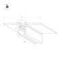 Трек встраиваемый MAG-MICROCOSM-TRACK-5015-FDW-2000 (BK) IP20 металл Arlight 043051 Трек встраиваемый MAG-MICROCOSM-TRACK-5015-FDW-2000 (BK) IP20 металл Arlight 043051