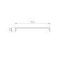 Экран W70-S-2500 OPAL пластик (уп.2.5м) Arlight 041884