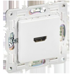 Розетка HDMI SKANDY SK-H01W арктич. бел. IEK SK-H10-K01