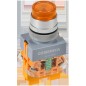 Кнопка D7-11DNZS d22мм 1з+1р с подсветкой и фиксацией желт. GENERICA BBT50-11DNZS-3-11-K05-G