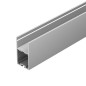 Профиль с экраном SL-LINE-3667-2500 ANOD+OPAL 2.5м алюминий Arlight 020463