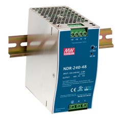 Источник питания на DIN-рейку 24 В10 А240 Вт MEANWELL I класс защиты 63х125х113мм VARTON NDR-240-24