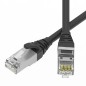Патч-корд экранированный SLIM CAT6 S/FTP 4х2 28 AWG LSZH 3м черн. DKC RN6SF4530BK-28 Патч-корд экранированный SLIM CAT6 S/FTP 4х2 28 AWG LSZH 3м черн. DKC RN6SF4530BK-28