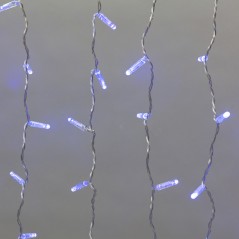 Гирлянда светодиодная "Светодиодный Дождь" 2х0.8м 160LED син. 10Вт 230В IP65 провод прозр. (нужен шнур питания 303-500-1) Neon-N