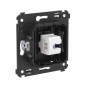 Розетка компьютерная 1-м СП Avanti "Черный матовый" RJ45 кат.6A без шторок механизм DKC 4412673 Розетка компьютерная 1-м СП Avanti "Черный матовый" RJ45 кат.6A без шторок механизм DKC 4412673