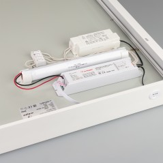Панель IM-EMERGENCY-2H-S600x600-45W Warm3000 (WH 120 deg 230В) (IP40 металл) Arlight 034934