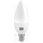 Лампа светодиодная Eco 7Вт C35 свеча 4000К нейтр. бел. E14 230В IEK LLE-C35-7-230-40-E14