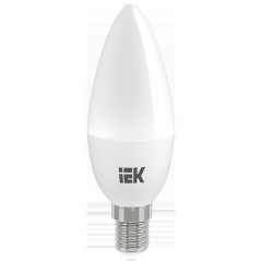 Лампа светодиодная Eco 9Вт C35 свеча 4000К нейтр. бел. E14 230В IEK LLE-C35-9-230-40-E14