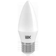 Лампа светодиодная ECO C35 7Вт свеча 3000К E27 230В IEK LLE-C35-7-230-30-E27