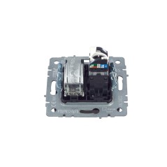 Розетка компьютерная + телевизионная 2-м Brite РТВ/РК12-БрТБ RJ45 кат.5E + TV механизм бронза IEK BR-AK20-1-K45