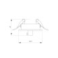 Чаша потолочная встраиваемая SPX-CANOPY-R60-C4 (BK) металл Arlight 046020 Чаша потолочная встраиваемая SPX-CANOPY-R60-C4 (BK) металл Arlight 046020