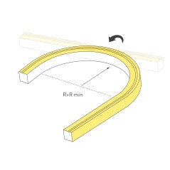 Лента герметичная MOONLIGHT-TOP-U-A156-13х12мм 24В Warm3000 11Вт/м IP67 5м wire x2 вывод кабеля боковой (уп.5м) Arlight 042779