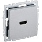Розетка СП BRITE HDMI РHDMI-0-БрА механизм алюм. IEK BR-H10-K47