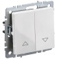 Выключатель жалюзи СП BRITE ВС10-1-5-БрБ 10А механизм бел. IEK BR-V15-0-10-K01 Выключатель жалюзи СП BRITE ВС10-1-5-БрБ 10А механизм бел. IEK BR-V15-0-10-K01