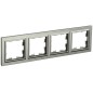 Рамка 4-м BRITE РУ-4-БрШ шампань IEK BR-M42-K37 Рамка 4-м BRITE РУ-4-БрШ шампань IEK BR-M42-K37