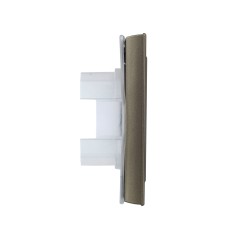 Рамка 1-м IP44 BRITE РУ-1-БрШ-44 шампань IEK BR-M12-44-K37