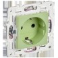 Розетка SKANDY 16А с заземл. без защ. шторок SK-R05G мятный IEK SK-R11-16-K06
