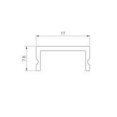 Экран SL-W17-10000 OPAL пластик (уп.10м) Arlight 044639