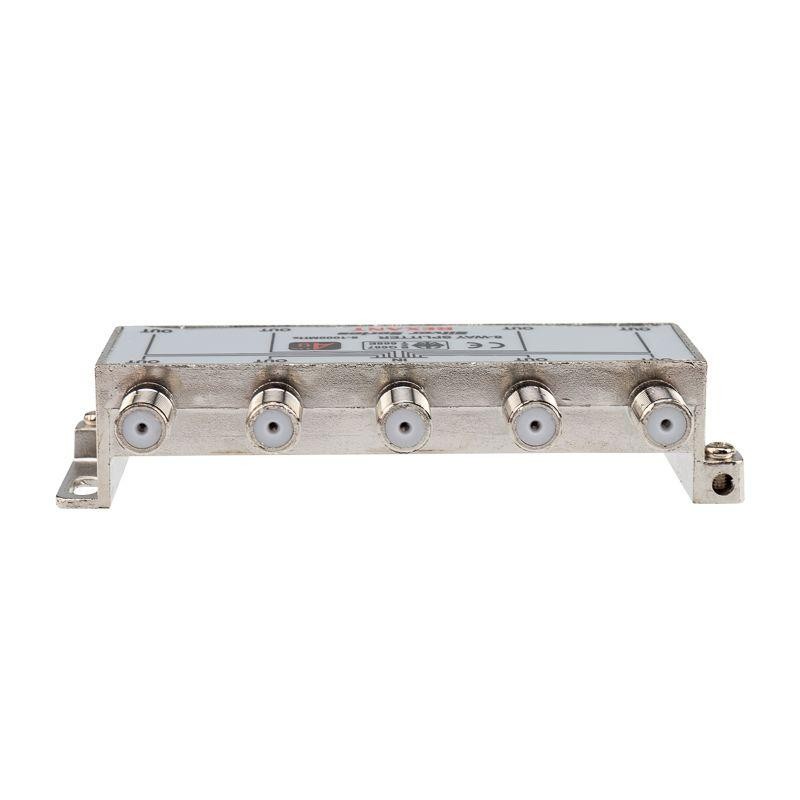 Делитель ТВх8 + 9шт F 5-1000 МГц (Silver) box(уп.5шт) Rexant 05-6105