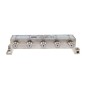 Делитель ТВх8 + 9шт F 5-1000 МГц (Silver) box(уп.5шт) Rexant 05-6105
