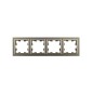 Рамка 4-м BRITE РУ-4-БрШ шампань IEK BR-M42-K37 Рамка 4-м BRITE РУ-4-БрШ шампань IEK BR-M42-K37