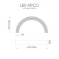 Светильник светодиодный RVE-LBX-ARCO-700-N 26Вт 4000К 700х350х100мм накладной шир. рассеив.-80мм бел. RVElektro RVE00001326 Светильник светодиодный RVE-LBX-ARCO-700-N 26Вт 4000К 700х350х100мм накладной шир. рассеив.-80мм бел. RVElektro RVE00001326