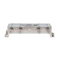 Делитель ТВх8 + 9шт F 5-1000 МГц (Silver) box(уп.5шт) Rexant 05-6105