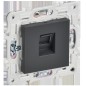 Розетка компьютерная RJ45 кат.5E SKANDY SK-K01T титан IEK SK-K10-1-K48 Розетка компьютерная RJ45 кат.5E SKANDY SK-K01T титан IEK SK-K10-1-K48