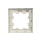 Рамка 1-м BRITE РУ-1-2-БрБ стекло бел. IEK BR-M12-G-K01